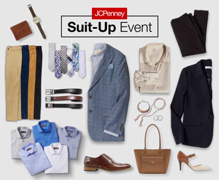 JCPenny Suit-Up Event graphic