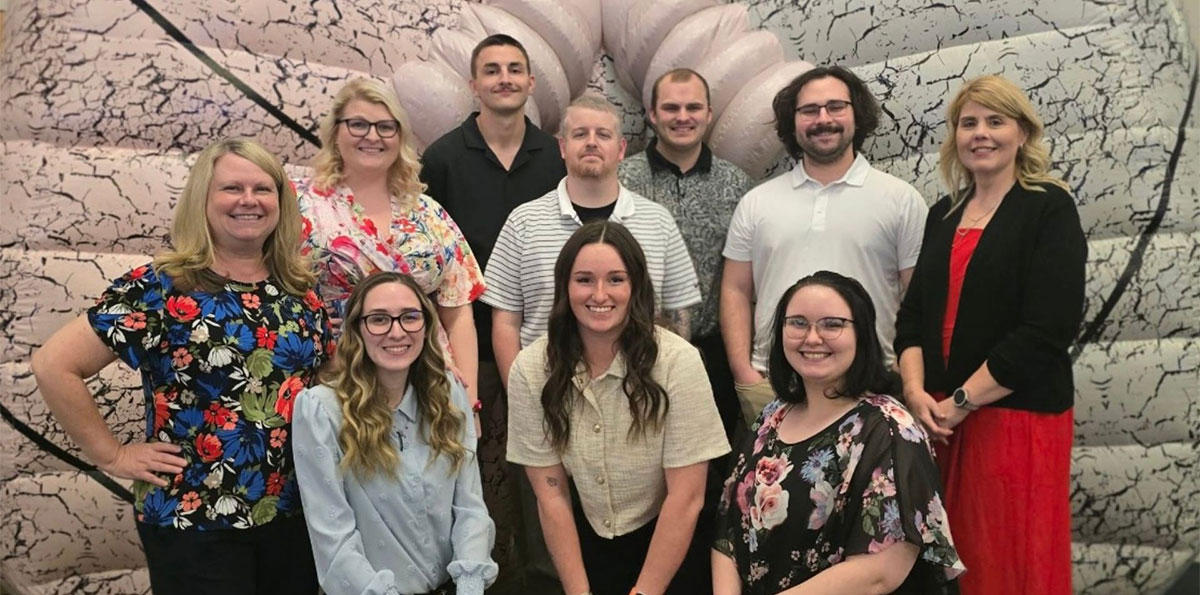Respiratory graduates with their program directors