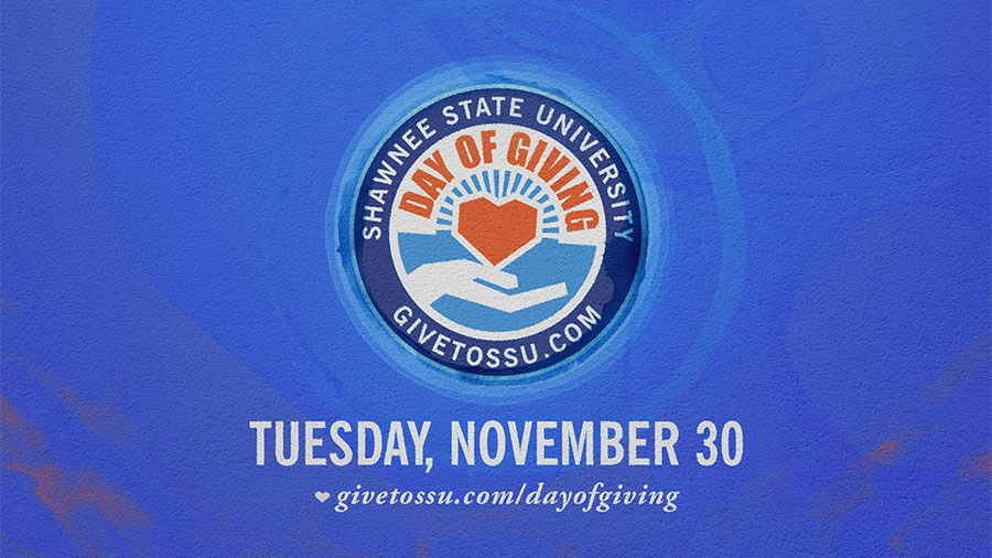 graphic with the text Day Of Giving
