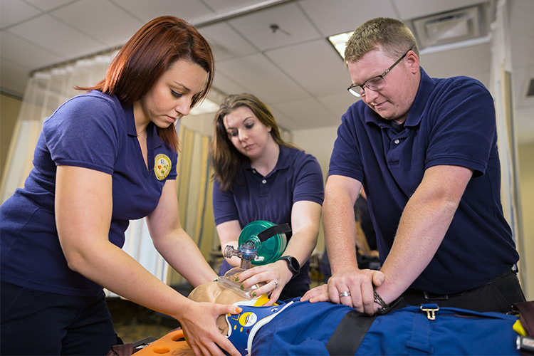 photo of EMT training