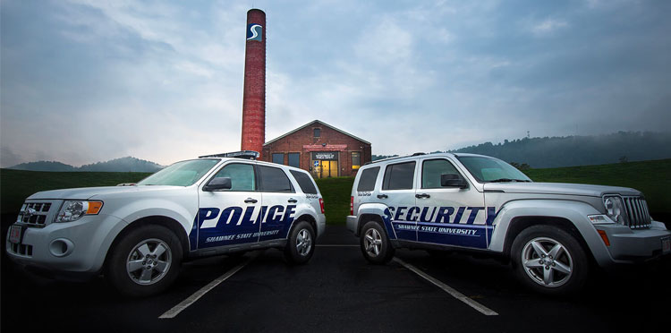 SSU Campus Security vehicles