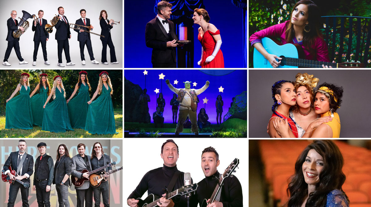 graphic featuring performers from VRCFA 24-25 Series