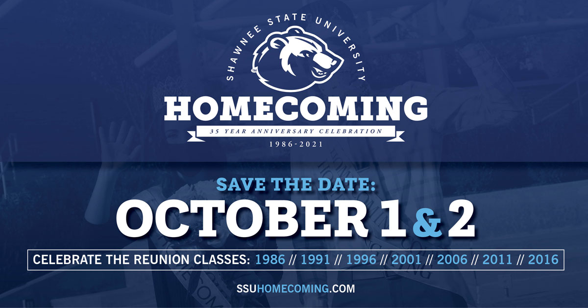 Graphic with the text "Homecoming 2021"
