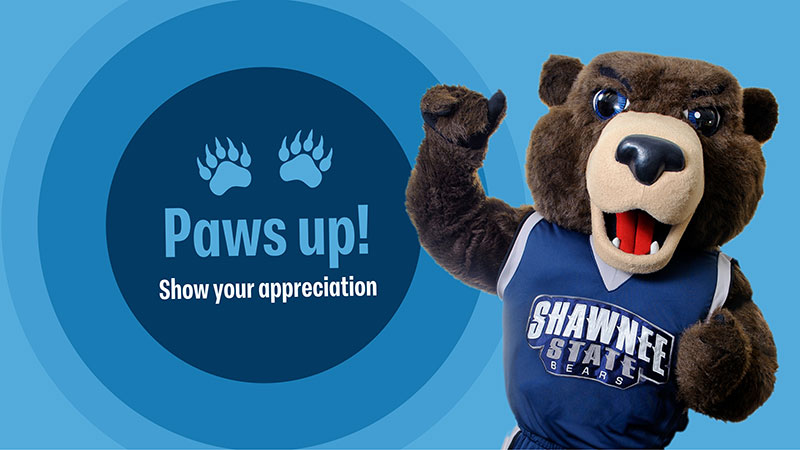 Paws Up! Show your Appreciation.