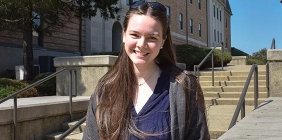photo of Bethany Smith on campus
